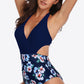 Tie Back Halter Neck One-Piece Swimsuit