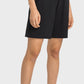 Drawstring Elastic Waist Sports Bermuda Shorts