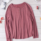Long Sleeve Henley Top