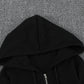 Zip-Up Ribbed Hoodie and Joggers Lounge Set