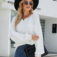 Raglan Sleeve Ribbed Trim Sweater