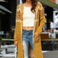 Bohemian Slit Hooded Duster Cardigan