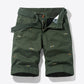 Bee Embroidery Belted Shorts