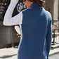Color Block Drop Shoulder Turtleneck Pullover Sweater