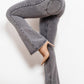Zip Detail Flare Long Jeans