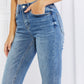 Lovervet Talk About It Full Size Cropped Jeans