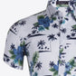 Printed Button-Up Vacation Shirt