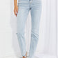 Lovervet Full Size Raw Hem High-Waisted Jeans