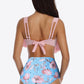 Two-Tone Ruffled Two-Piece Swimsuit