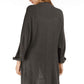 Open Front Slit Exposed Seam Cardigan