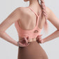 Cutout Racerback Scoop Neck Sports Bra