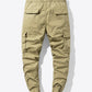 Drawstring Elastic Waist Cargo Joggers