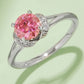 1 Carat Moissanite 4-Prong 925 Sterling Silver Ring