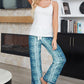 Lace Trim Cami and Snakeskin Pants Lounge Set
