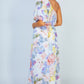 White Birch Garden Diva Floral One-Shoulder Maxi Dress