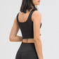 Zipper Front Sport Tank Top