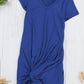 Clear Skies Jersey Twist T-Shirt Dress