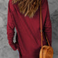 Thumbhole Long Sleeve Round Neck Top