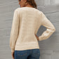 Eyelet Puff Sleeve Sweater