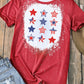 Star and Stripe Graphic Short Sleeve Tee