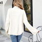 Curved Hem Turtleneck Sweater