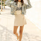 Simply Love Full Size Letter Graphic Short Sleeve T-Shirt