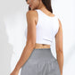 Smocked Paperbag Waist Shorts
