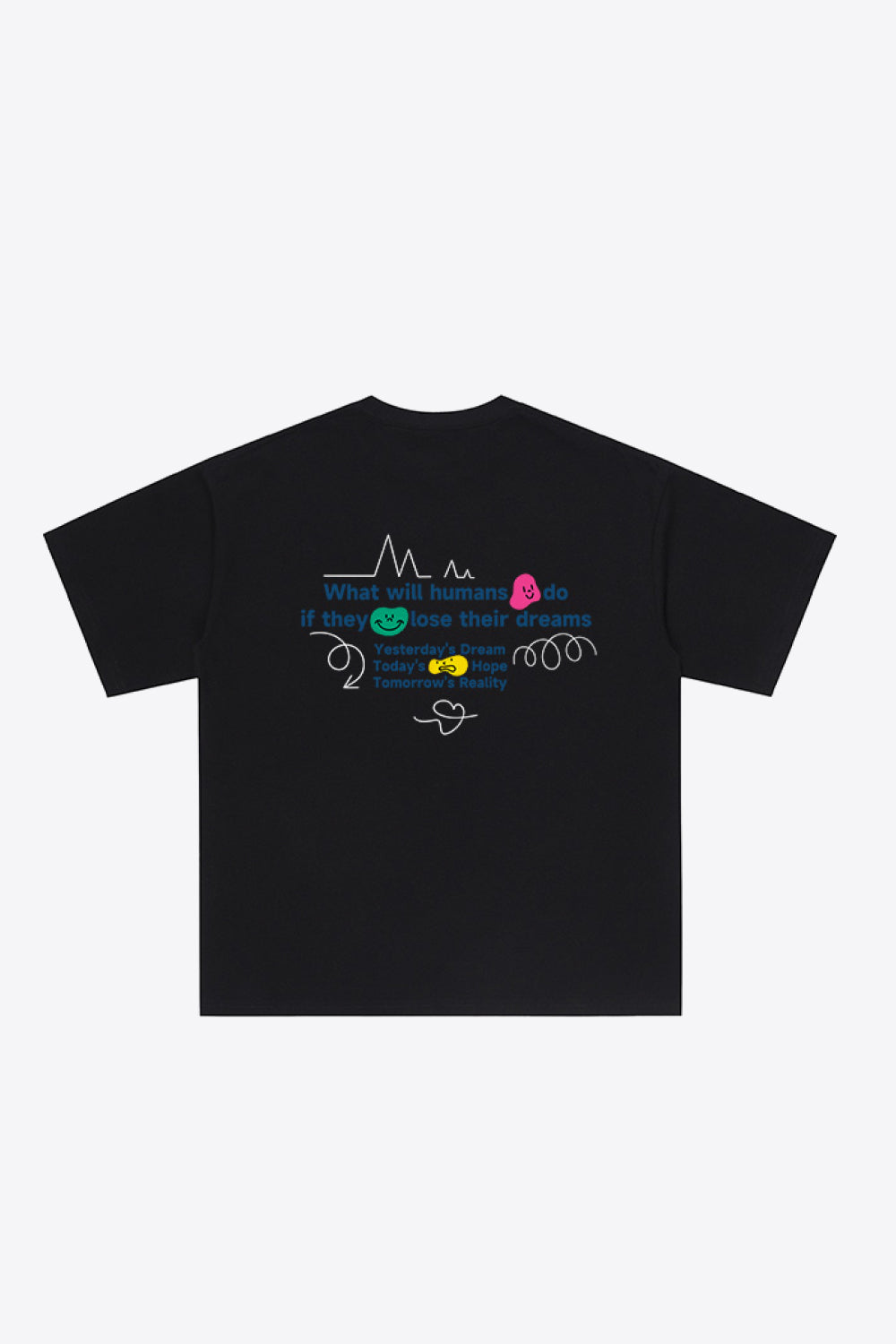 Graphic Round Neck Cotton Tee