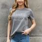 Simply Love GROW POSITIVITY Graphic Cotton Tee