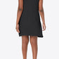 Full Size Round Neck Sleeveless Dress with Pockets