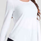 Round Neck Long Sleeve Sports Top