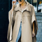 Snap Down Dolman Sleeve Coat