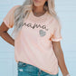 MAMA Heart Graphic Tee Shirt