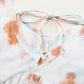 Tie-Dye V-Neck Tie Back Top