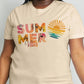 Simply Love Full Size SUMMER VIBES Graphic Cotton Tee