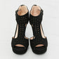 Forever Link Jive With Me Laser Cut Peep Toe T-Strap Heels