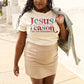 Simply Love Full Size Letter Graphic Short Sleeve T-Shirt