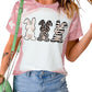 Easter Printed Bunny Graphic Tee Shirt