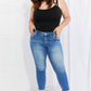 Vervet by Flying Monkey Never Too Late Full Size Raw Hem Cropped Jeans