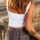 Square Neck Cropped Tank