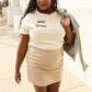 Simply Love Full Size SPOILER : GOD WINS Short Sleeve T-Shirt