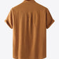 Textured Half-Button Top