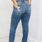 Judy Blue Bella Full Size Distressed Straight Jeans