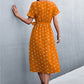 Polka Dot Round Neck Dress with Pockets