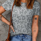 Leopard Round Neck Tee
