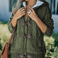 Fleece Lined Cable-Knit Toggle Hooded Cardigan