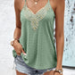 Contrast Eyelet Cami Top