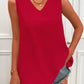 V-Neck Sleeveless Top