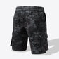 Camouflage Drawstring Waist Cargo Shorts