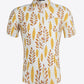 Printed Short Sleeve Collared Vacation Shirt